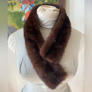 Vintage Mink Fur Scarf